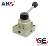 Van hơi gạt tay HV , Van gạt tay HV, Van gạt tay khí nén HV hãng AKS HV-02, HV-03, HV-04