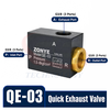 Van xả nhanh khí nén QE, van xả nhanh QE-01, QE-02, QE-03, QE-04, van xả khí nén, van xả khí nhanh, van khí nén, van xả nhanh G1/8, van xả nhanh G1/4, van xả nhanh G3/8, van xả nhanh G1/2