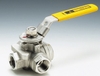 Stainless Steel 3 Way T-port Ball Valve Type 1000