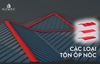 Các loại tôn ốp nóc thông dụng