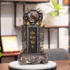 Bài Vị Thờ Gia Tiên Đúc Bằng Đồng Khảm Ngũ Sắc Cao 42cm