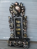 Bài Vị Đúc Đồng Đỏ Khảm Ngũ Sắc Cao 42Cm
