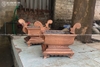 Bát Hương Bằng Đồng Đỏ Vuông Cạnh Chữ Nhật Cỡ 20Cm, 25Cm