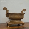 Bát Hương Bằng Đồng Đỏ Vuông Cạnh Chữ Nhật Cỡ 20Cm, 25Cm