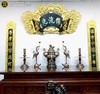 Bộ Ngũ sự khảm Tam khí 1 chữ vàng 60cm cho khách Thanh Hóa