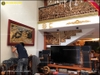 Lắp đặt Tranh Thuận buồm Xuôi Gió mạ vàng 24k 1m55 cho khách ở Q11 - Sài Gòn