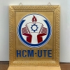 Logo Đúc Bằng Đồng Đỏ Cho Trường ĐH Công nghệ Kỹ thuật HCM Kích thước 50cm x 61cm