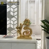 Giao tượng Trần Hưng Đạo, chữ Phúc hóa rồng dát vàng cho khách tại Hưng Yên