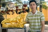 Tượng Linh Vật Hổ Bằng Đồng Đỏ Dát Vàng 9999 Dài 61Cm