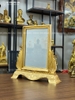 Khung Ảnh Thờ Bằng Đồng Đỏ Dát Vàng 9999 Cao 41Cm
