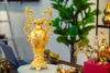 Đôi Lọ Hoa Tân Cổ Điển Bằng Đồng Dát Vàng 9999 Cao 48Cm