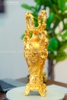 Đôi Lọ Hoa Tân Cổ Điển Bằng Đồng Dát Vàng 9999 Cao 48Cm
