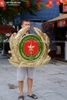 Logo Công Ty CP An Ninh Miền Bắc Bằng Đồng Vàng Kích thước 90cm