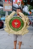 Logo Công Ty CP An Ninh Miền Bắc Bằng Đồng Vàng Kích thước 90cm