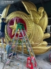 Logo Ngành Công An Bằng Đồng Khổ 4m2 x 3m42