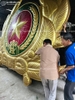 Logo Ngành Công An Bằng Đồng Khổ 4m2 x 3m42