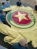 Logo Ngành Công An Bằng Đồng Khổ 4m2 x 3m42