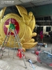 Logo Ngành Công An Bằng Đồng Khổ 4m2 x 3m42