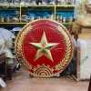 Logo Ngành Quân Đội, Quân Hiệu Bằng Đồng ĐK 1m1