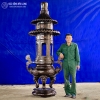 Lư Hương Đồng Cao 2m5 Đúc Thủ Công Bằng Đồng Đỏ