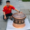 Quả Trống Đồng Ngọc Lũ ĐK 60Cm Đúc Thủ Công