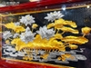 Tranh Hoa Sen Bằng Đồng Dát Vàng, Bạc Cao Cấp Khổ 1m x 60cm
