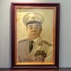 Tranh Khắc Chân Dung Đại Tướng Võ Nguyên Giáp Khổ 75cm x 55cm
