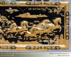 Tranh Mã Đáo Thành Công khung liền đồng mạ vàng 1m76 x 89cm