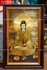 Tranh Khắc Phật Bà Quan Âm Bằng Đồng Khổ 50cm x 80cm