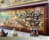 Tranh Phượng Hoàng Du Xuân Dát Vàng Dát Bạc 1m27 x 88cm