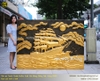 Tranh Thuận Buồm Xuôi Gió bằng đồng dát vàng 1m9 x 1m4