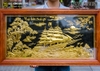 Tranh Thuận Buồm Xuôi Gió Bằng Đồng Dát Vàng 48x88cm