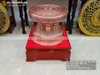 Trống Đồng Ngọc Lũ Đúc Hoa Văn Chìm Bằng Đồng Đk 50cm