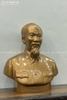 Tượng Bác Hồ Chân Dung Bán Thân Bằng Đồng Đỏ Cao 56Cm