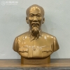 Tượng Bác Hồ Chân Dung Bán Thân Bằng Đồng Đỏ Cao 56Cm