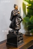 Tượng Trần Hưng Đạo Bằng Đồng Khảm Tam Khí Cao 48Cm