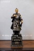 Tượng Trần Hưng Đạo Bằng Đồng Khảm Tam Khí Cao 48Cm