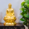 Tượng Phật A Di Đà Bằng Đồng Đỏ Dát Vàng 9999 Cao 69Cm