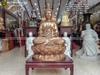 Tượng Phật Bổn Sư Thích Ca Tọa Đài Sen Đồng Đỏ Cao 90cm
