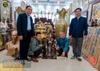 Tượng Thành Hoàng Làng Bằng Đồng Khảm Vàng Bạc Cao 97cm