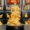 Tượng Hưng Đạo Vương Trần Quốc Tuấn Bằng Đồng Dát Vàng 24K Cao 48Cm