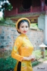 Chụp ảnh áo dài gấm 17.07.2016