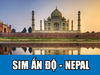 Sim và eSIM du lịch Ấn Độ/ Nepal 10 ngày không giới hạn dung lượng - Nhận Tại Việt Nam