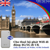 Cho Thuê Bộ Phát Wifi Đi Du Lịch UK( Anh, Scotland, xứ Wales, và Bắc Ireland) - Không Giới Hạn - Nhận Tại Việt Nam