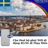 Cho Thuê Bộ Phát Wifi Đi Du Lịch Đi Thụy Điển (Sweden) - Không Giới Hạn - Nhận Tại Việt Nam