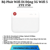 ZTE F50 | Bộ Phát Wifi Di Động 5G Wifi 5, Tốc Độ 1,6Gbps, Băng Tần Kép, Hỗ Trợ Kết Nối 10 Thiết Bị | Bảo hành 12 tháng