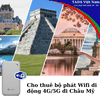 Cho thuê bộ phát wifi 5G du lịch Châu Mỹ  giá rẻ - Brazil, Chile, Colombia, Costa Rica, El Salvador, Guatemala, Nicaragua, Panama, Peru, Uruguay - Nhận tại Việt Nam