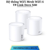 TP-Link Deco X60 (Bộ ba) | Hệ thống WiFi Mesh WiFi 6 AX5400, tốc độ 5.4Gbps, kết nối 150 thiết bị, phủ sóng rộng | Bảo hành 1 đổi 1