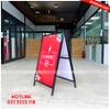 Standee Quảng Cáo, Giá Chữ A 2 Mặt Bằng Sắt