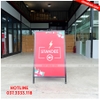 Standee Quảng Cáo, Giá Chữ A 2 Mặt Bằng Sắt
